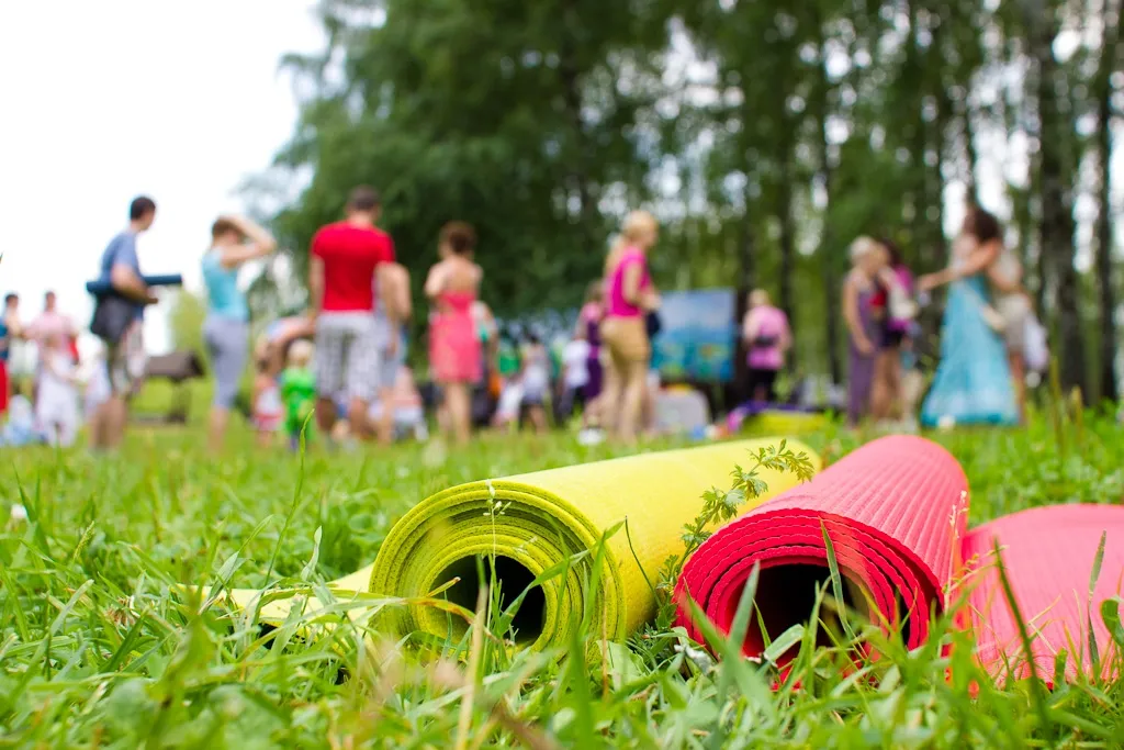 Sõbralik treeningruum, rahulikud toonid